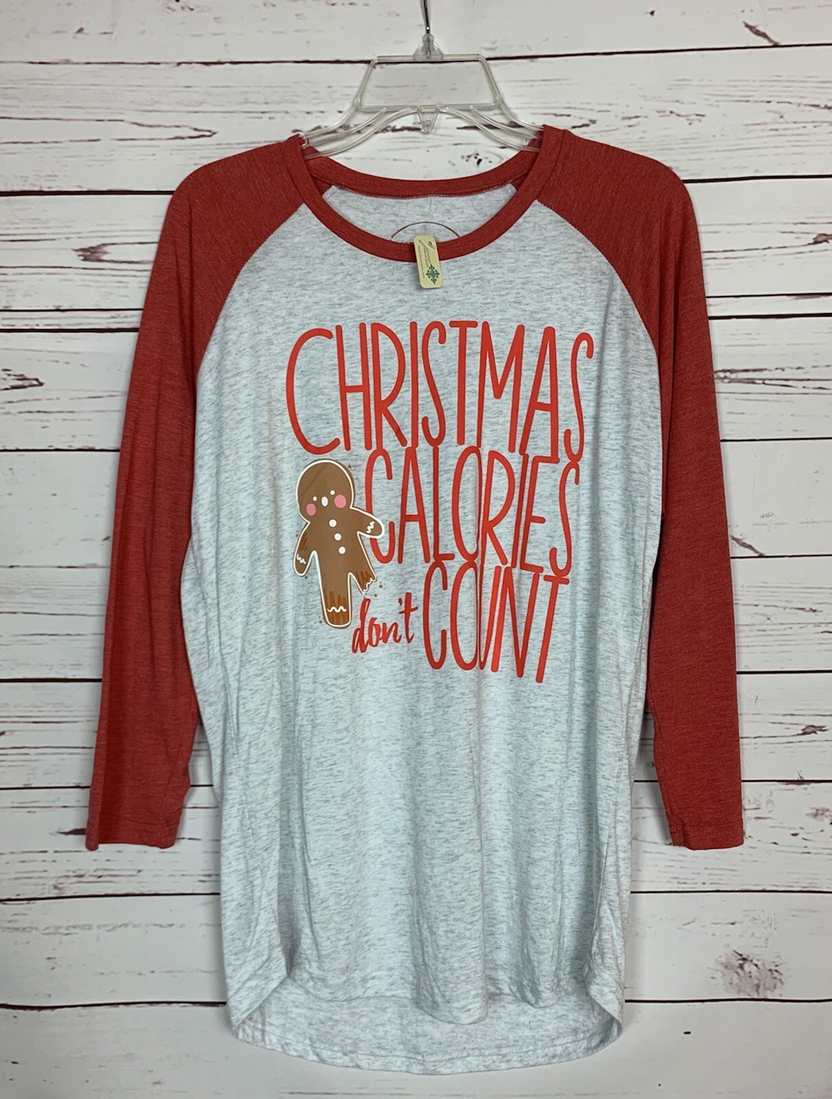 Jane Marie Boutique Women’s M Medium Gingerbread Red Christmas Top NEW With TAGS Jane Marie Boutique Women’s M Medium Gingerbread Red Christmas Top NEW With TAGS