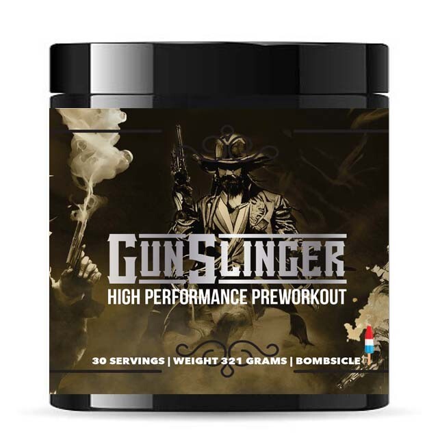Gunslinger Pre-Workout 400mg caffeine , Beta-alanine, Energy