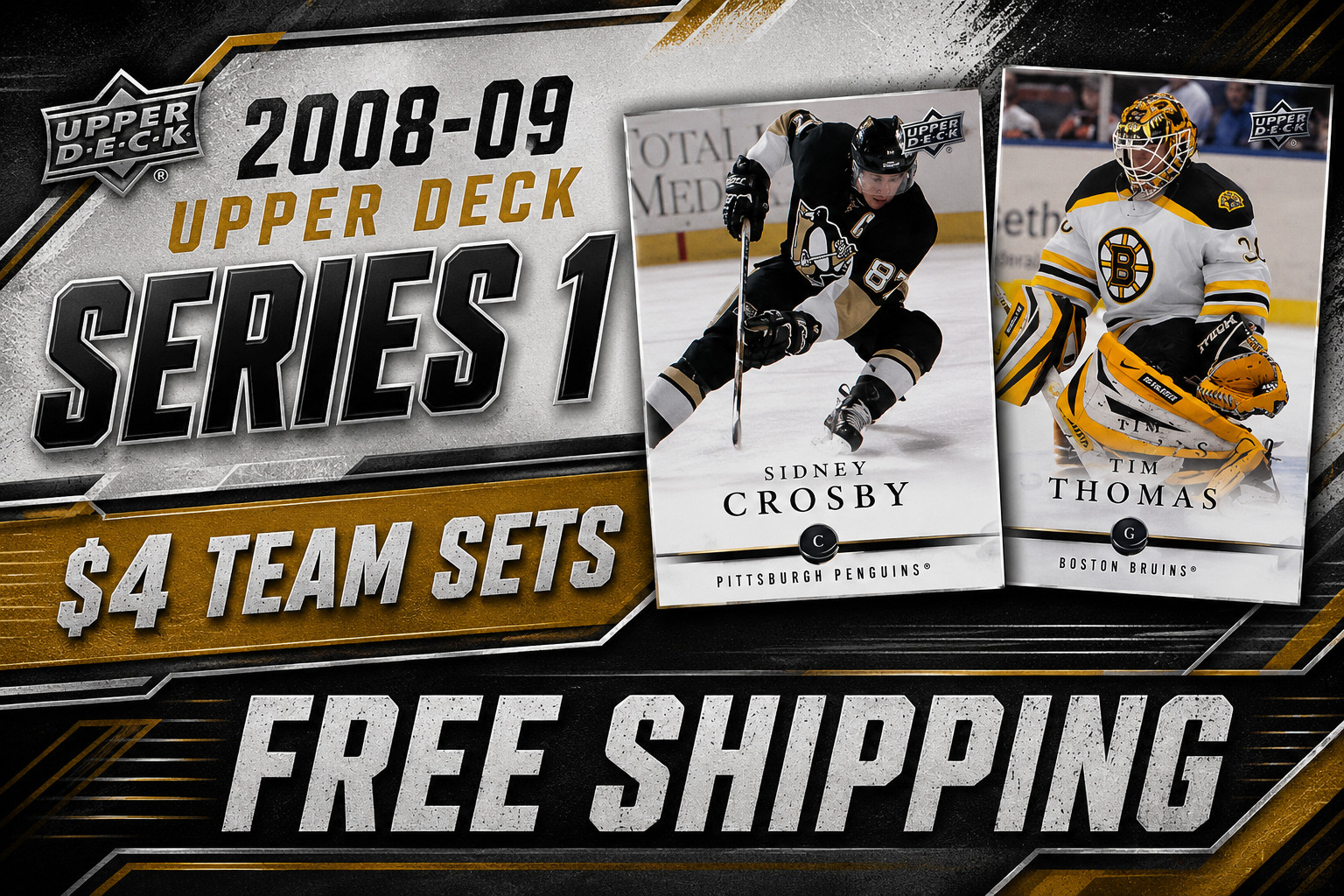 $4 - 2008-09 Upper Deck Hockey Series 1 - Base Team Sets - 