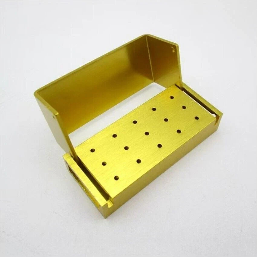 63 Type Dental Bur Holder Block Disinfection Box 10/15/30/56/72/100/180 Holes