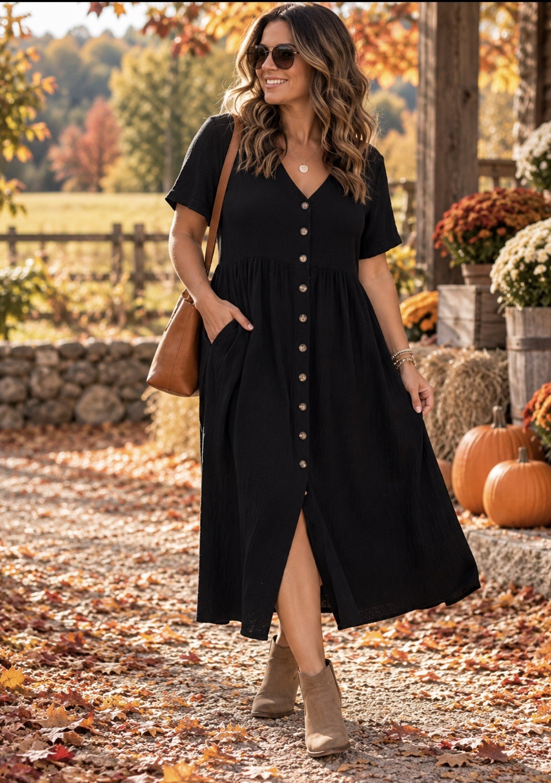Madewell 100% Cotton Gauze Lightspun Button Front Tiered Midi Dress Size L Black