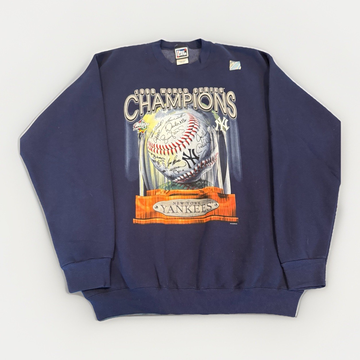 VTG  1998 New York Yankees World Series Pro Player Crewneck Sweatshirt - Size XL