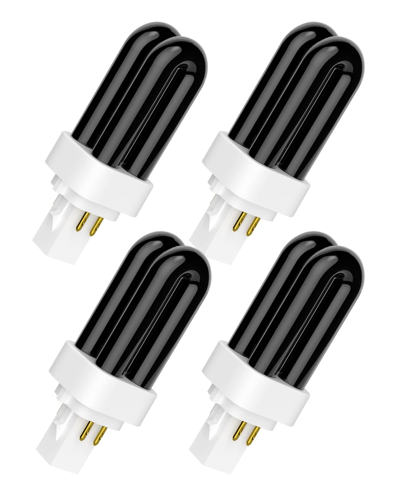 Dichroma 41050 7W Replacement Bulbs Compatible with Dynatrap 4 Pack, Black Dichroma 41050 7W Replacement Bulbs Compatible with Dynatrap 4 Pack, Black