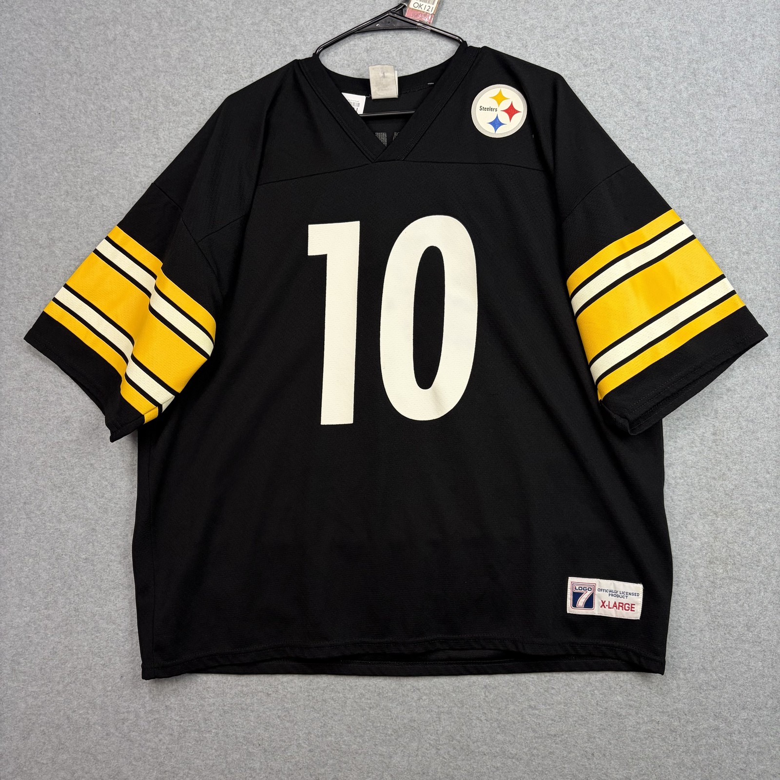 Vintage Pittsburgh Steelers Football Jersey Mens XL NFL Logo 7 Stewart 10 90s