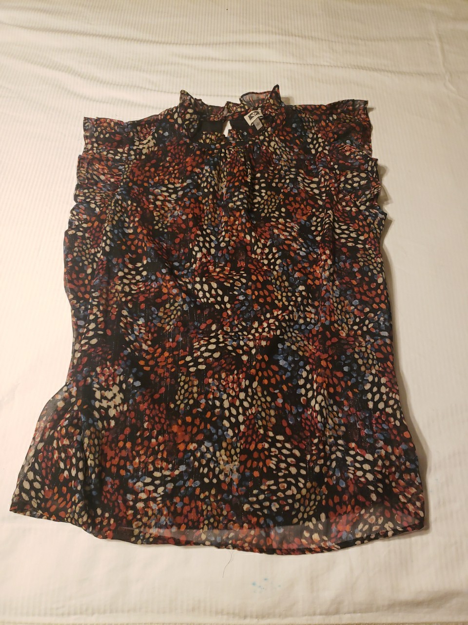 Anne Klein Top Fall Color Sz L