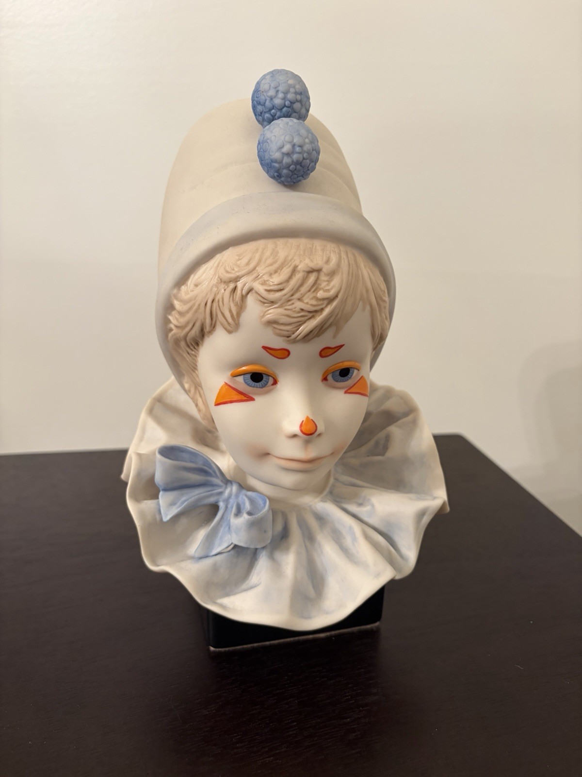 Cybis Clown Head Statue Figurine Bust 1976 Funny Face Porcelain 9.5”  Vintage