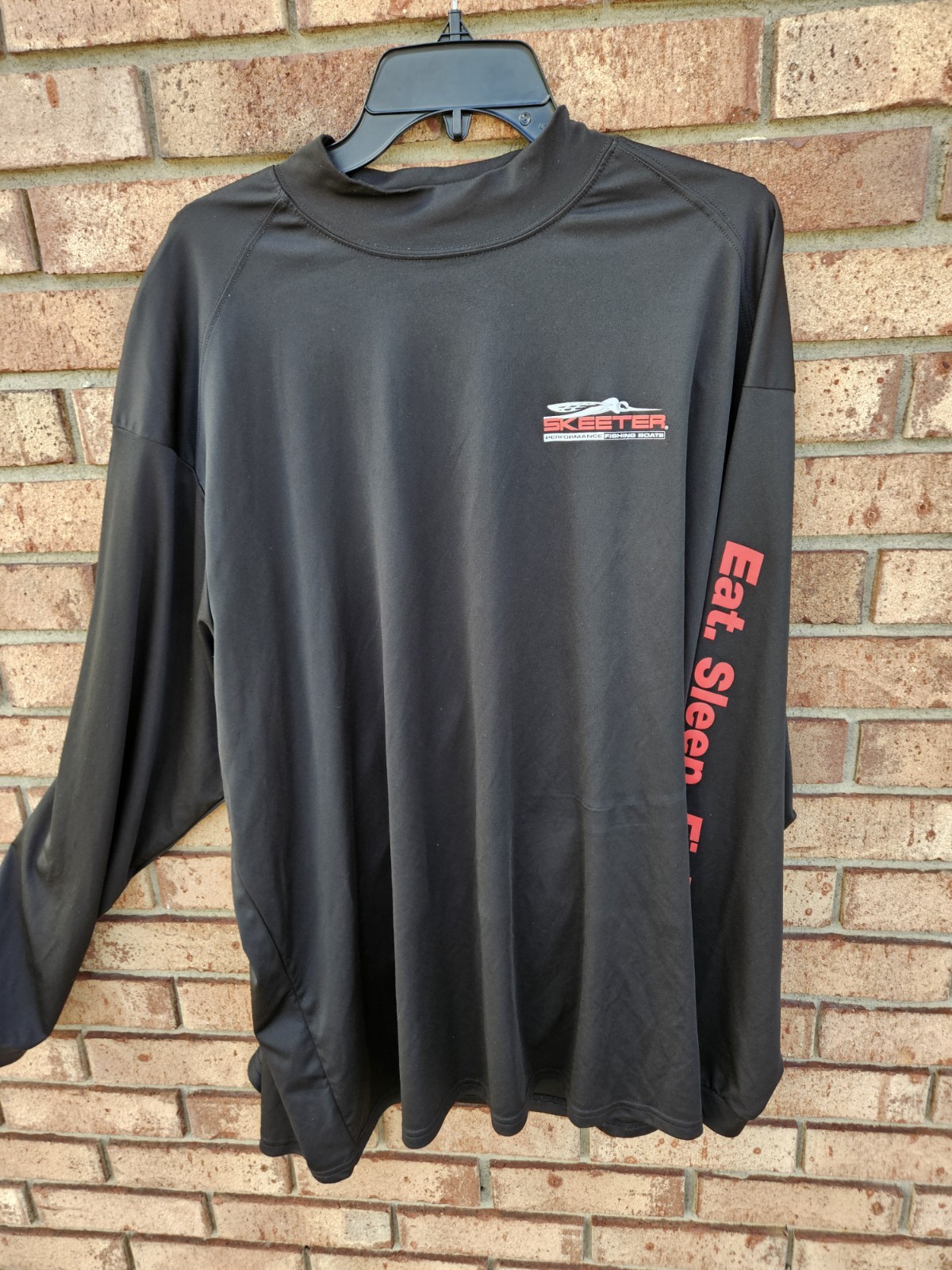 Skeeter Performance Boats Eat Sleep Fish Shirt Polyester High Collar 2XL