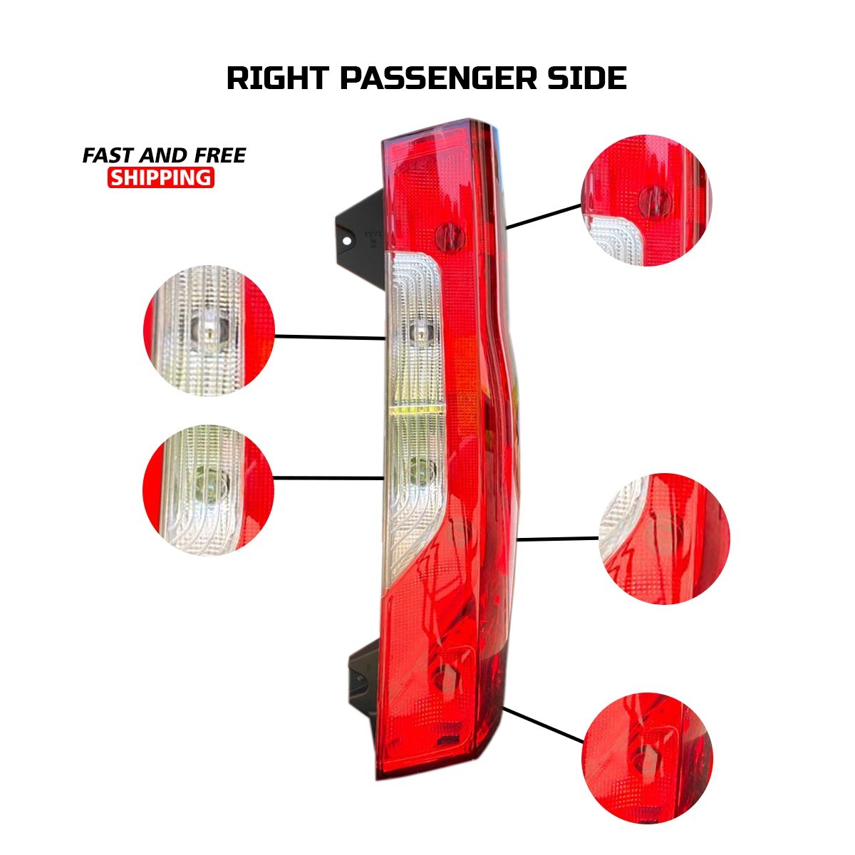 2019-2023 Mercedes Freightliner Sprinter Tail Light Right Passenger OEM