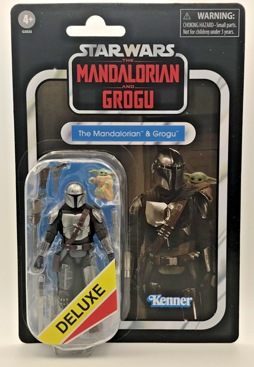 New Star Wars Mandalorian & Grogu Deluxe Vintage Collection Figure