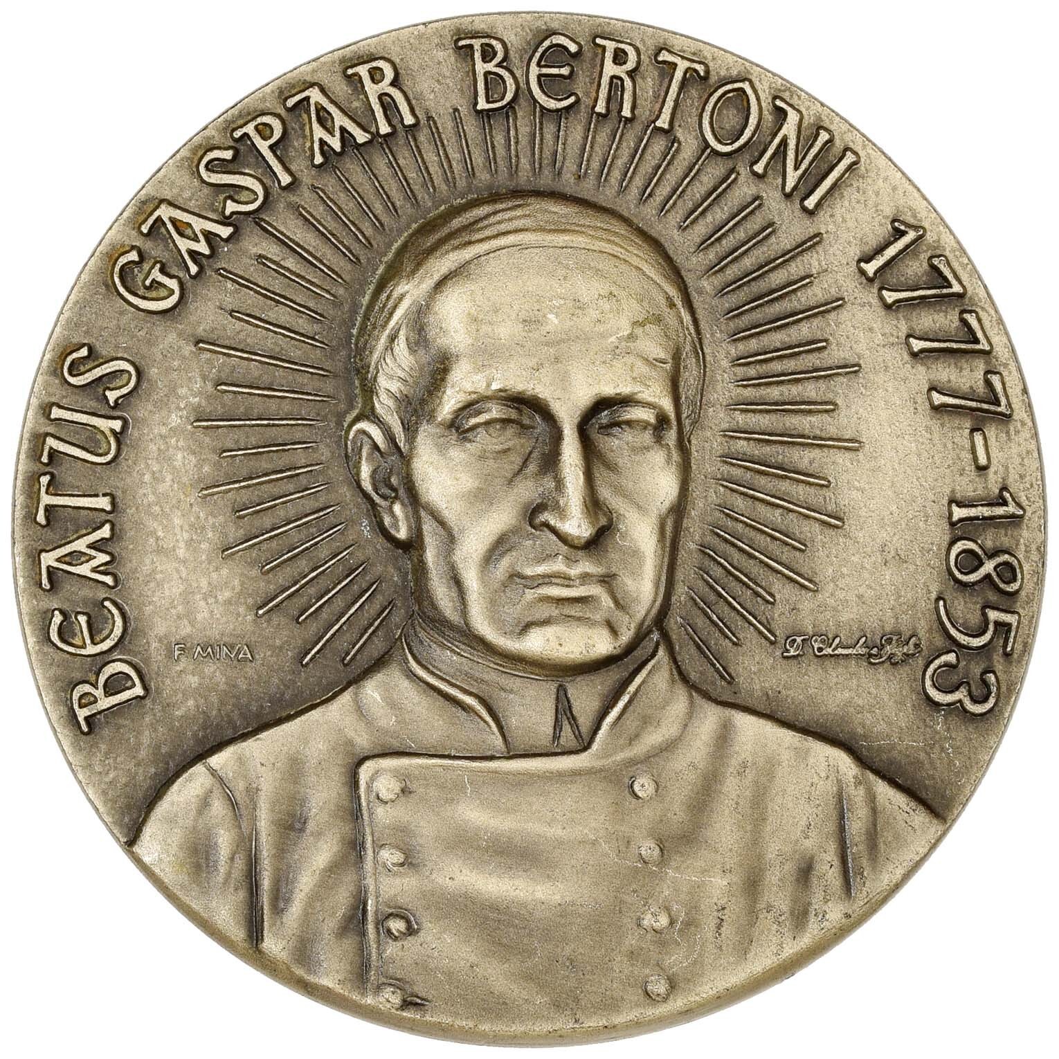 Blessed Gaspar Bertoni Medal, Founder Congregation Stigmatus D.N.I.C., 1975