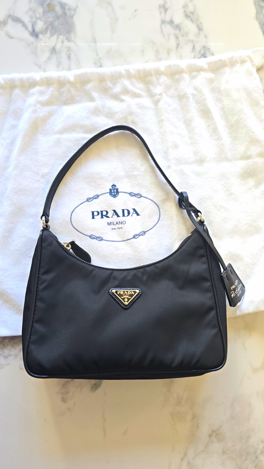 Prada Re-edition 2005 Black Nylon Shoulder Bag Prada Re-edition 2005 Black Nylon Shoulder Bag