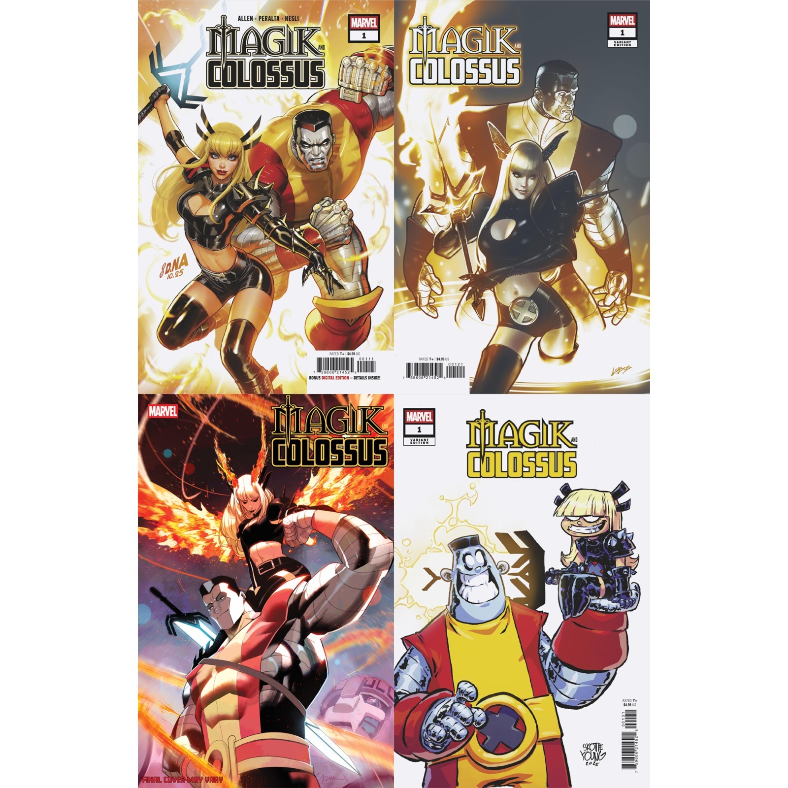 Magik & Colossus (2026) #1 2 3 4 5 Marvel Comics COVER SELECT