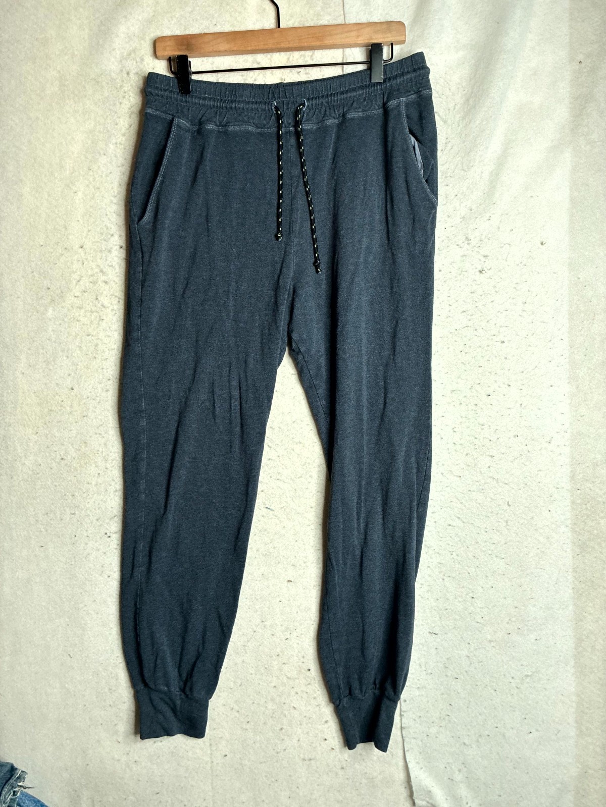 Sundry For Evereve Sweatpants Womens 3 Blue French Terry Lined Cotton Drawstring