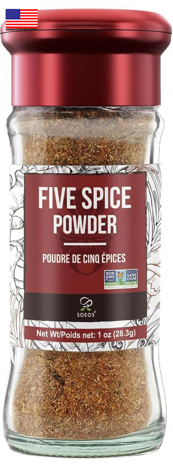 Chinese Five Spice Powder, 1 Ounce, Authentic Five Spice Blend | 5 Spice Chinese
