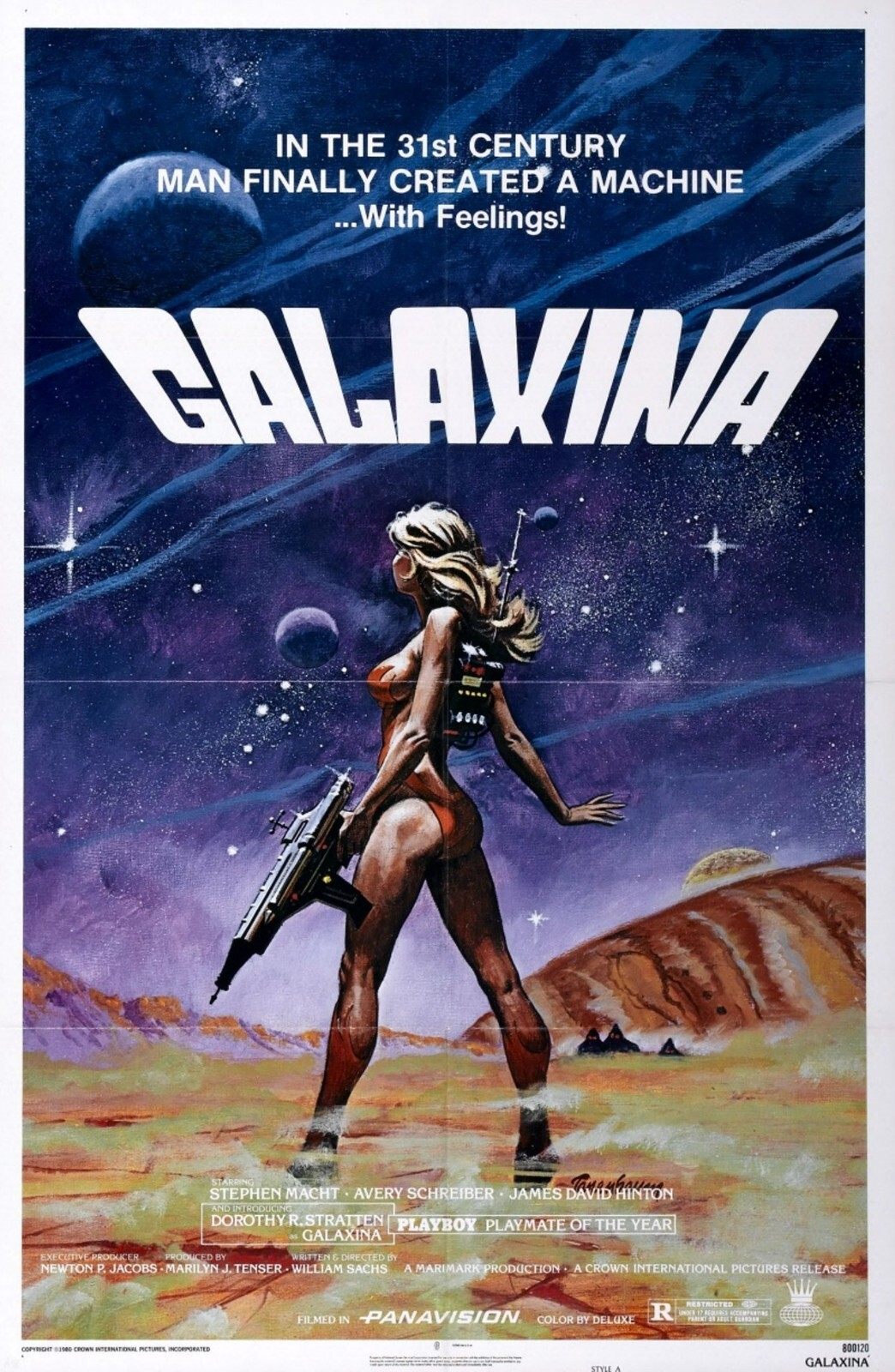 1980 GALAXINA VINTAGE SCI-FI COMEDY MOVIE POSTER PRINT STYLE 12x18 Retro Reprint