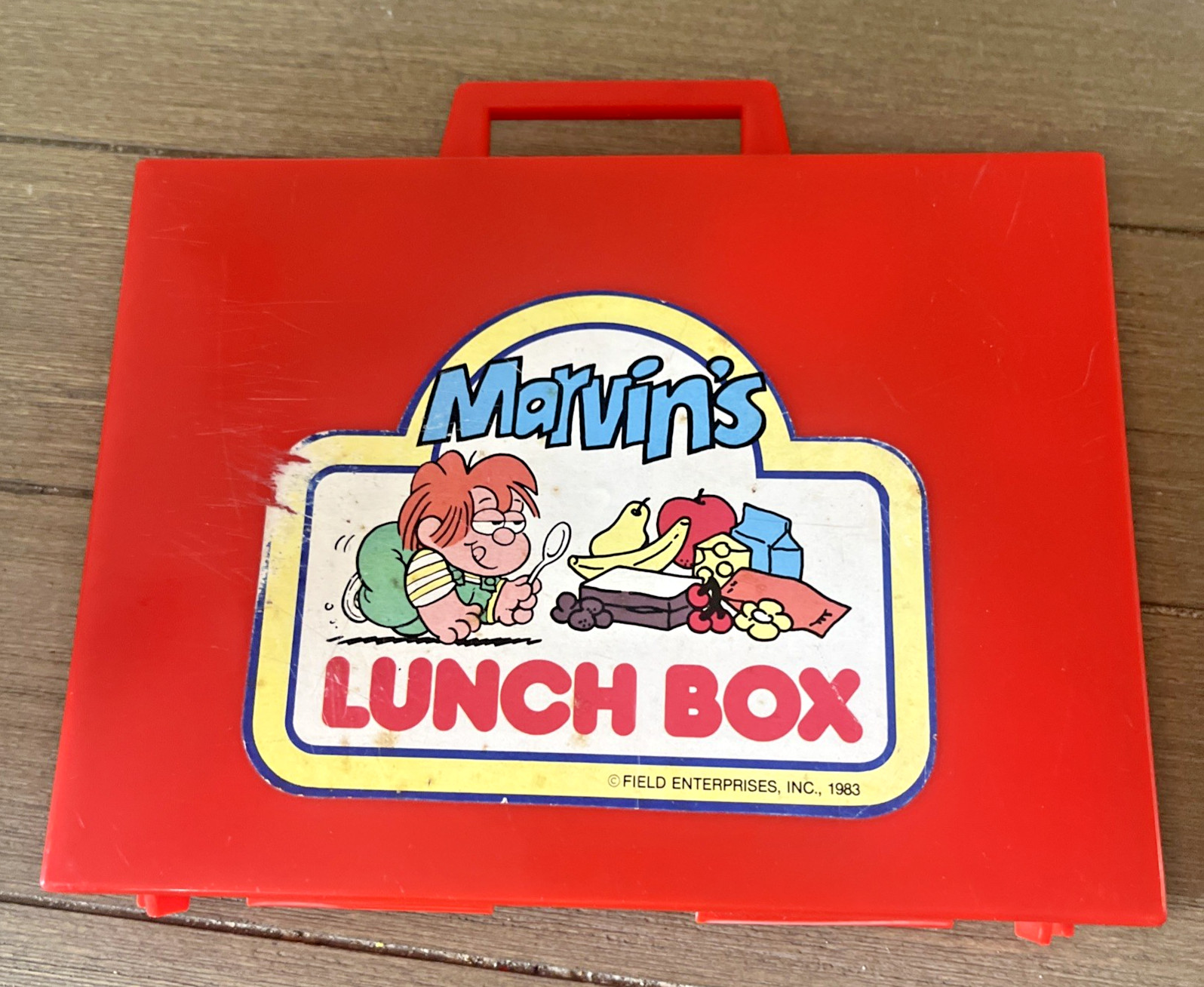 Vintage Marvin\'s Lunch BoxToy Puzzle  1983 Complete