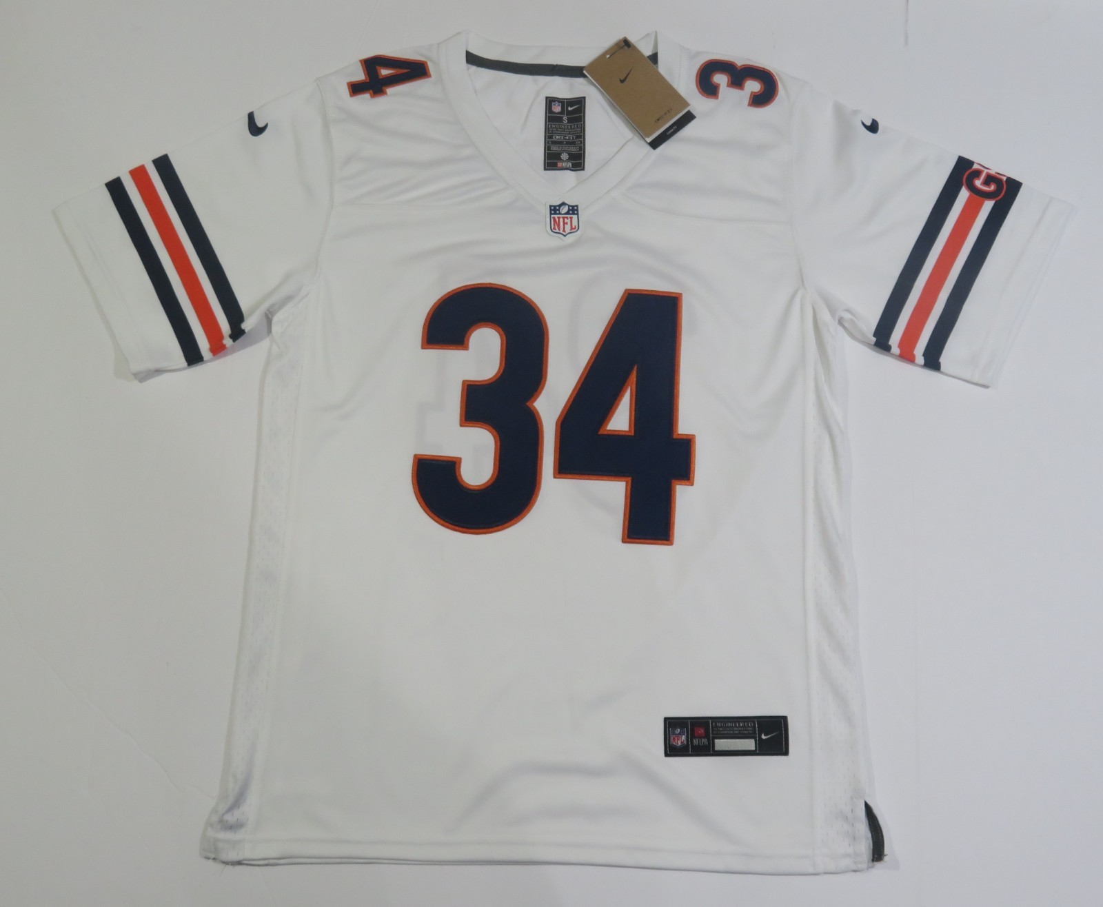Walter Payton #34 Chicago Bears on-Field Men\'s Game Jersey White