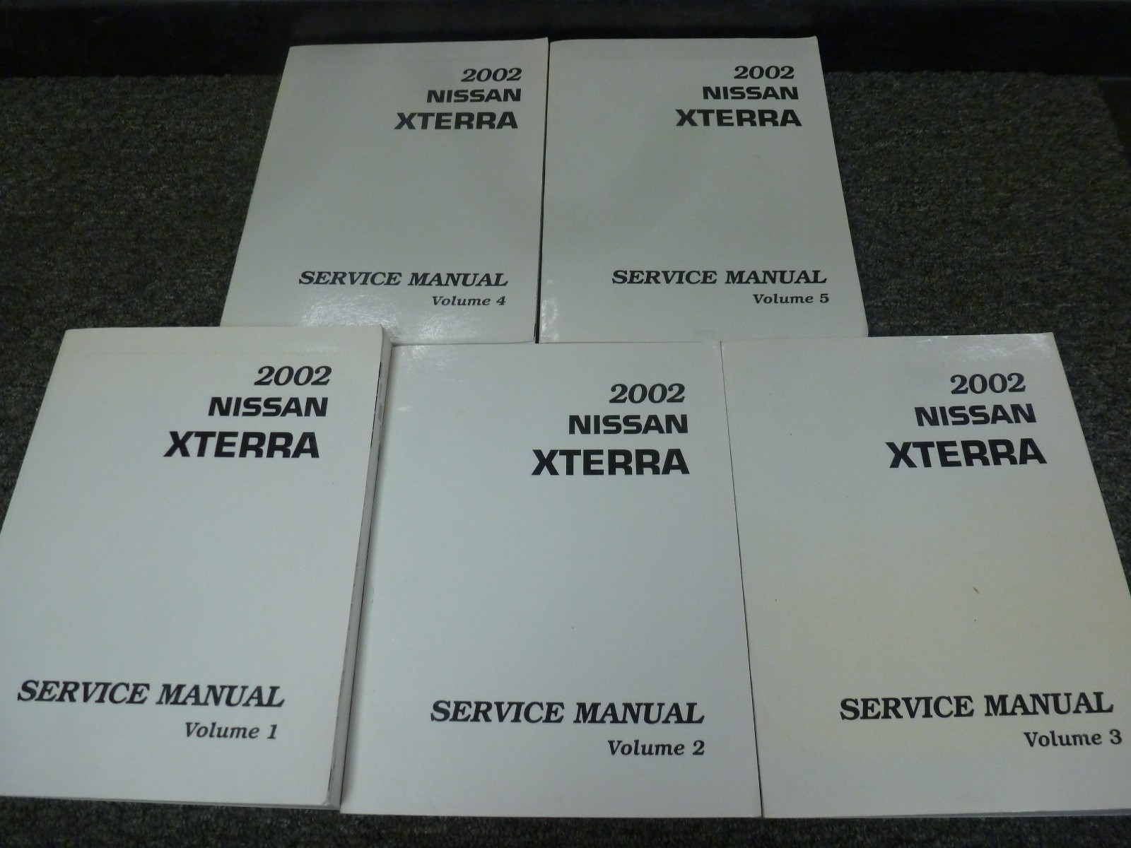 2002 Nissan Xterra SUV Shop Service Repair Manual Set XE SE S/C 2.4L 3.3L V6
