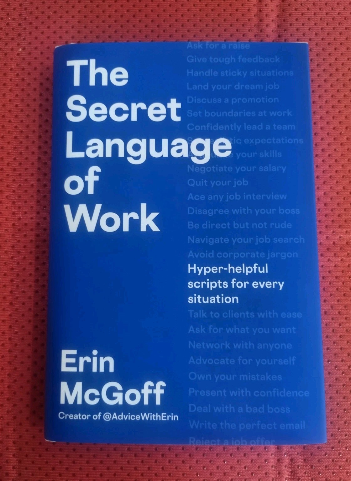 The Secret Language of Work by Erin McGoff (Hardcover, 2024)Brand New Case Fresh