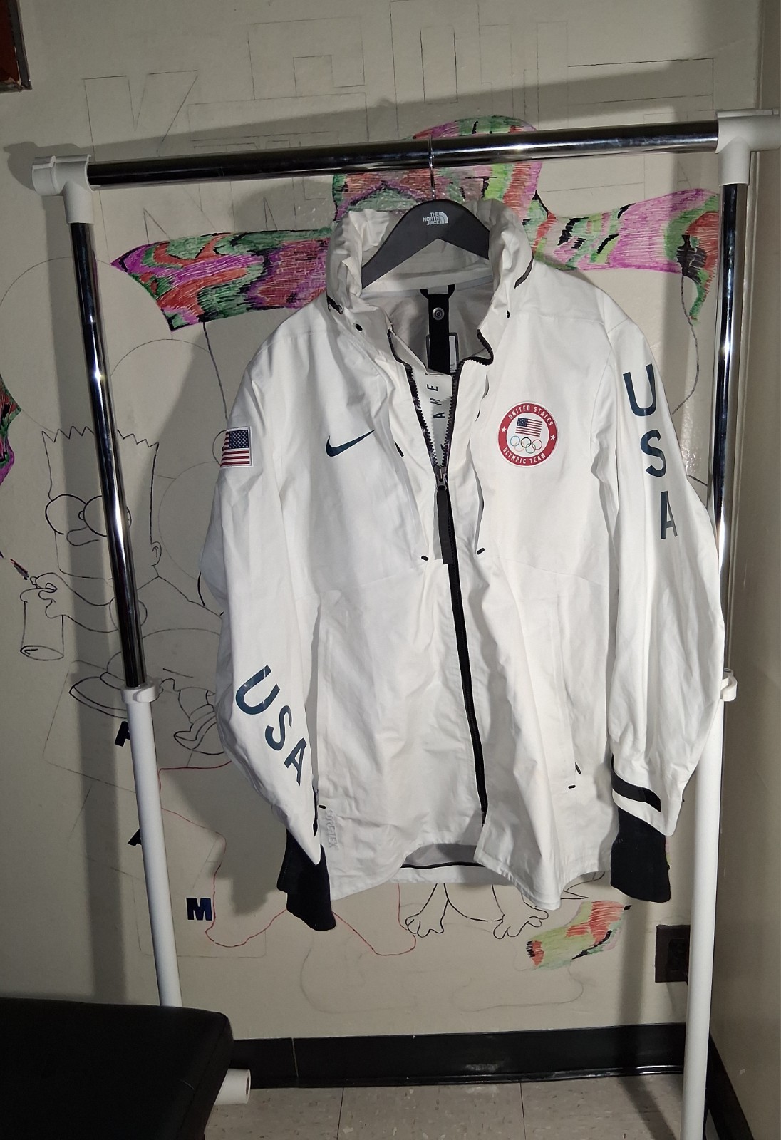 Nike NikeLab USA Winter 2018 Olympic SHAUN WHITE Gore-Tex Jacket ACG Men’s Sz L Nike NikeLab USA Winter 2018 Olympic SHAUN WHITE Gore-Tex Jacket ACG Men’s Sz L