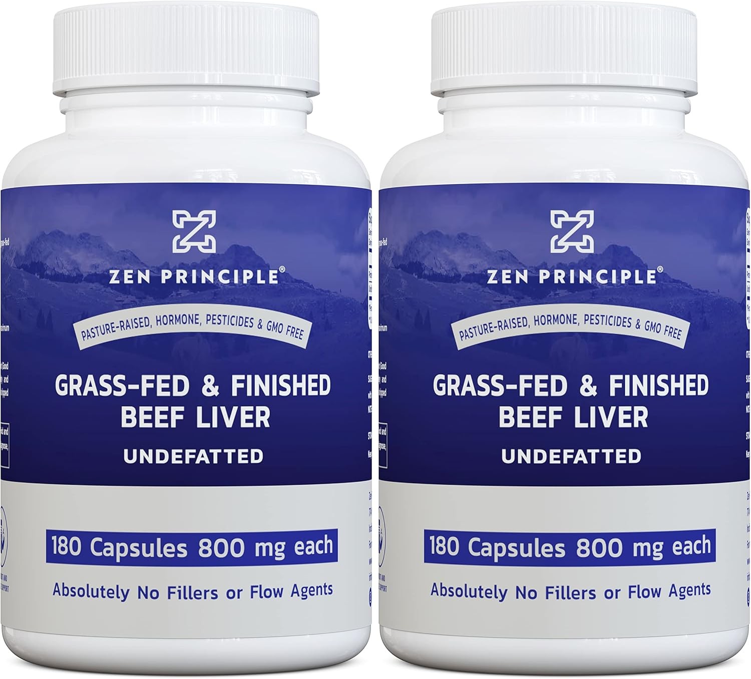 Zen Principle Beef Liver Supplement Grass-Fed, Pasture-Raised Cows.... 