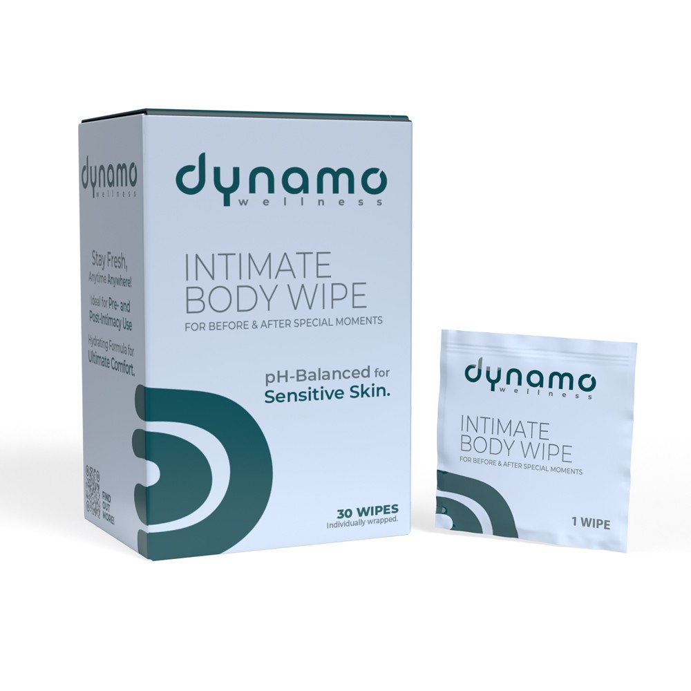 Dynamo Wellness Intimate Body Wipe 30pk
