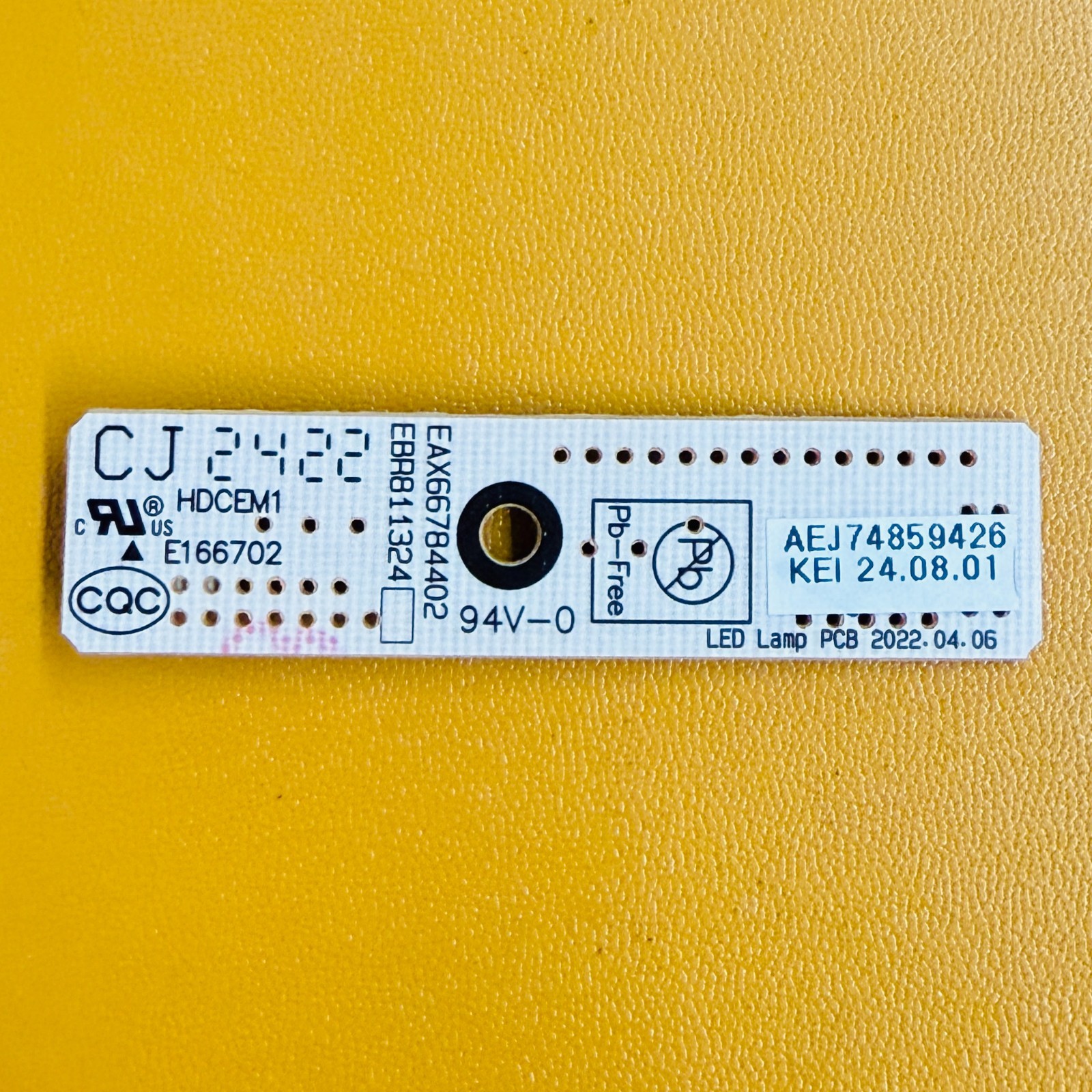 Original LG LED Light Board For/From LG MSER2090S MSER2090D  Microwave
