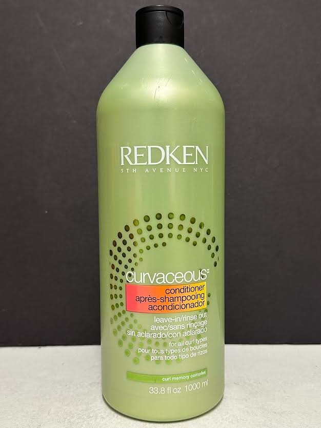Redken Curvaceous Conditioner Leave-In / Rinse Out For All Curl Type- 33.8 fl oz