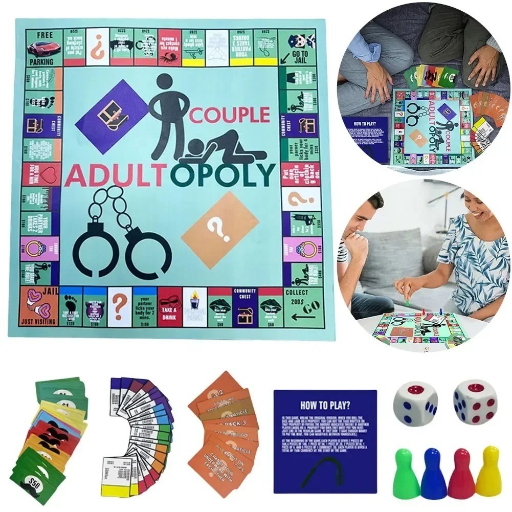 Adult Couple Game Night Monopoly Games, Board Games, Game Collection Fun USA
