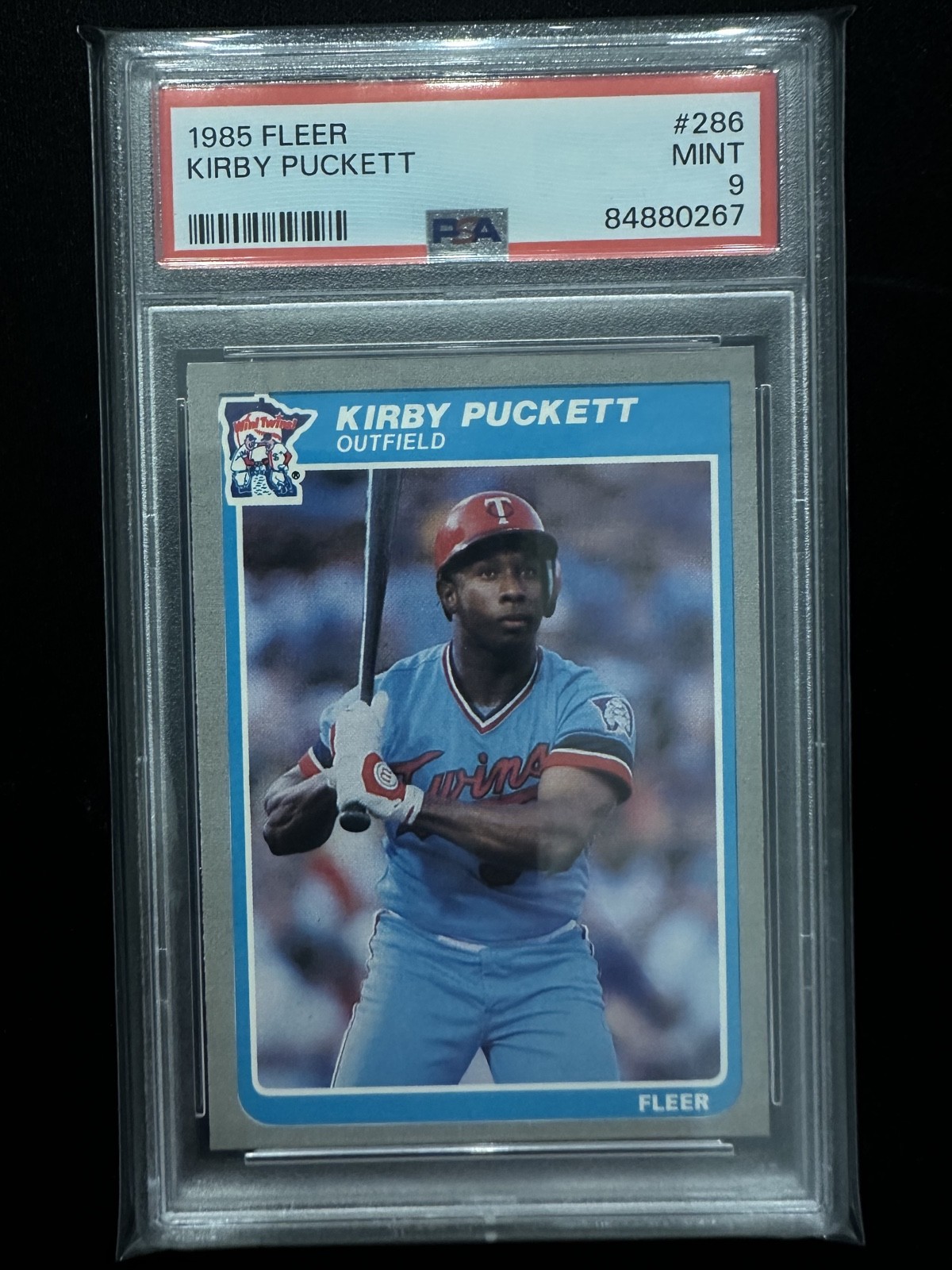 1985 Fleer - Kirby Puckett #286 (RC) 1985 Fleer - Kirby Puckett #286 (RC)