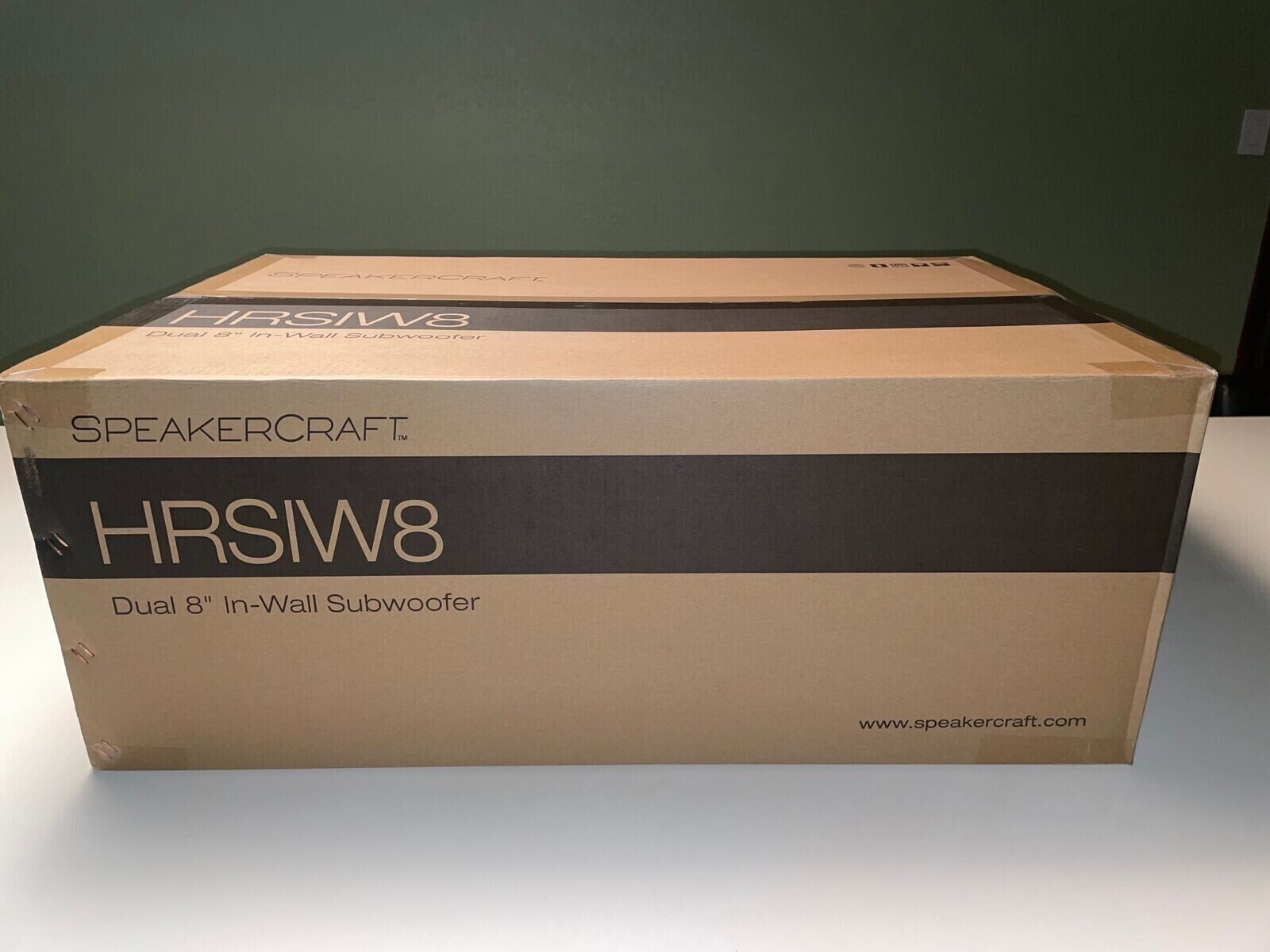New Speakercraft SC-HRSIW8-CAB In Wall Subwoofer each – (Sunfire Amplifier Reqd)