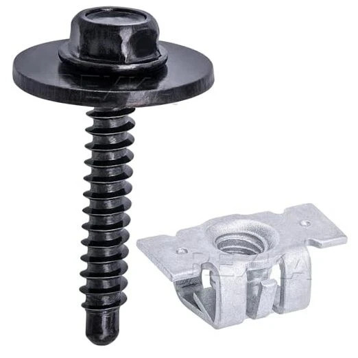 20 Sets M4.2x1.41x25 Multi-Purpose Bolt U Nuts 11609952 11547421 for GM Chevy
