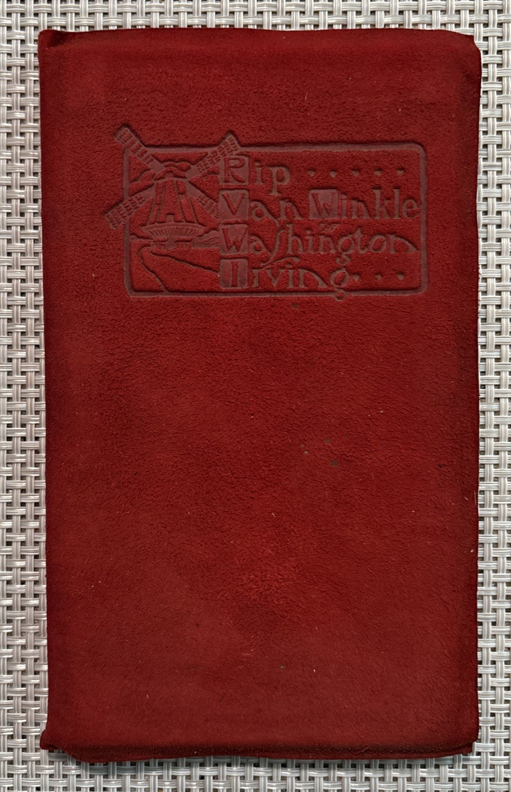 Rip Van Winkle Washington Irving Vintage 1905 Suede Cover by Roycrofters