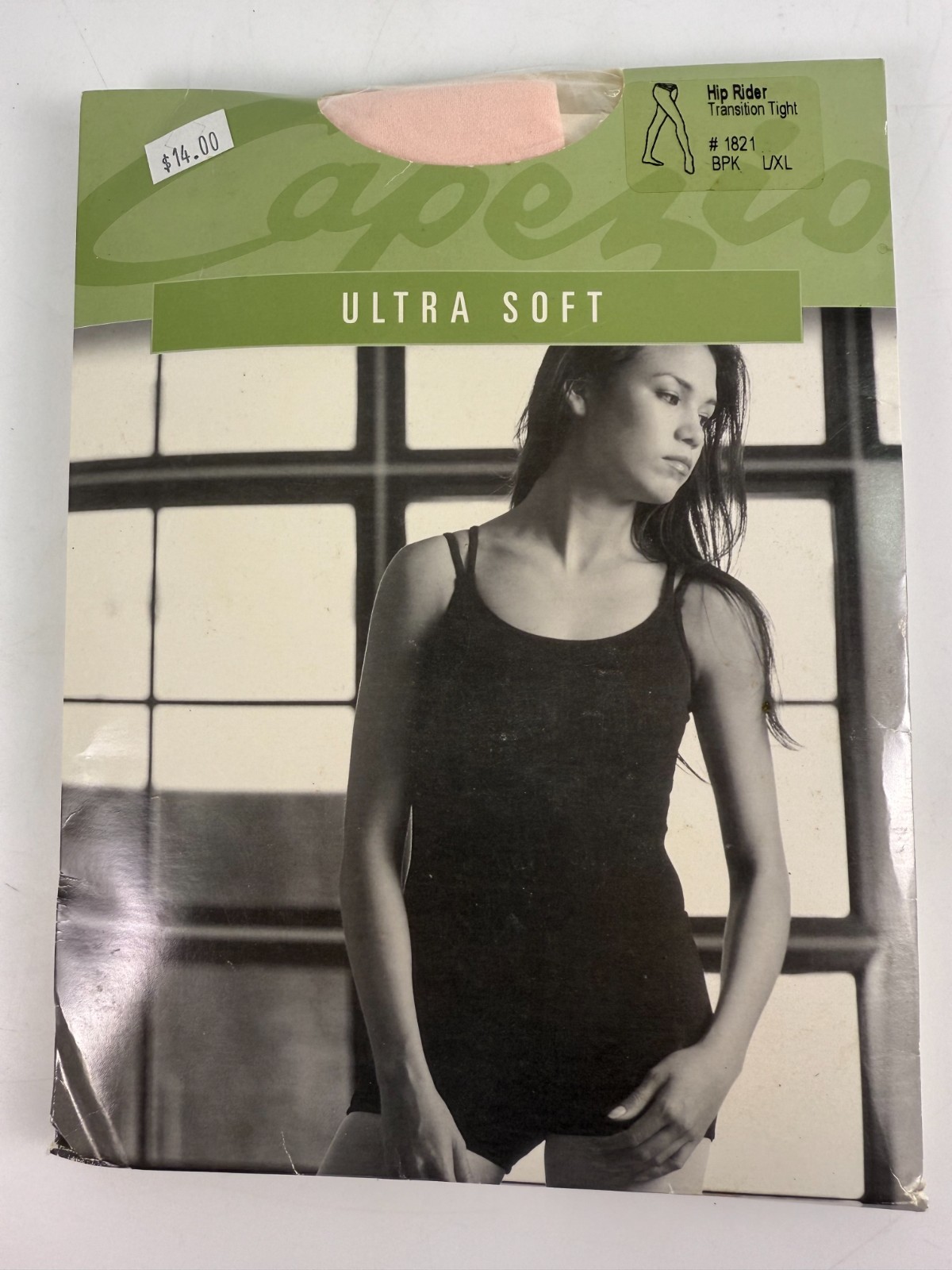 Capezio Ultra Soft Ballet Hip Rider Transition Tights L/XL Pink Dancer #1821