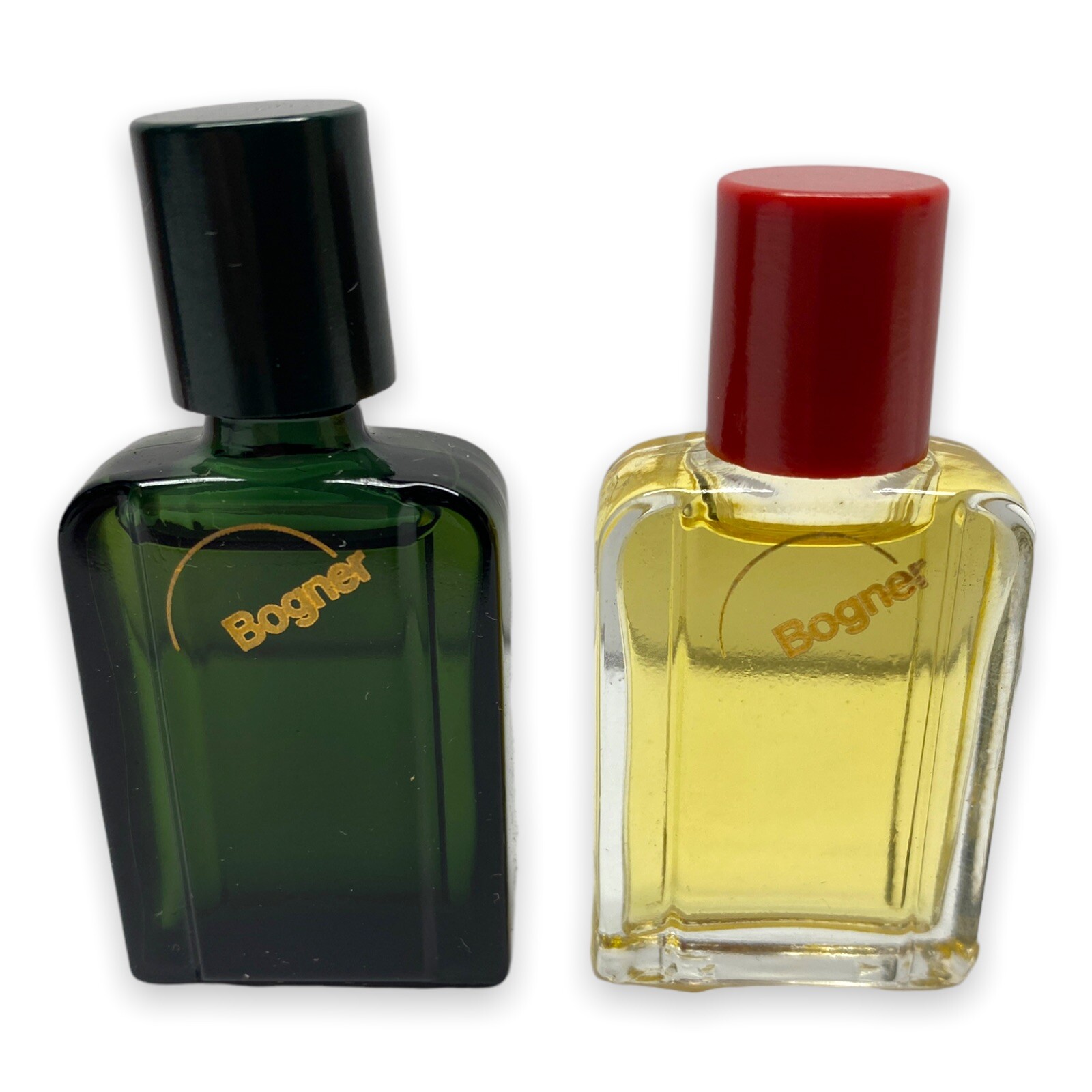 2 Vintage Bogner Man Men\'s Eau de Toilette Mini 0.17 OZ / 5ml - West Germany 