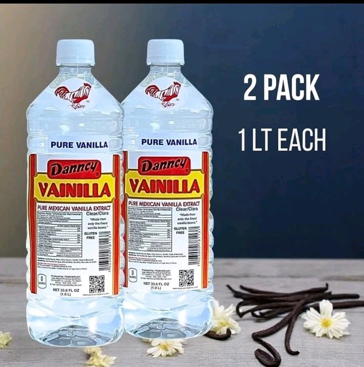 FIve (5) Danncy Pure Mexican Vanilla Extract - White Color (1 Liter each) FIve (5) Danncy Pure Mexican Vanilla Extract - White Color (1 Liter each)