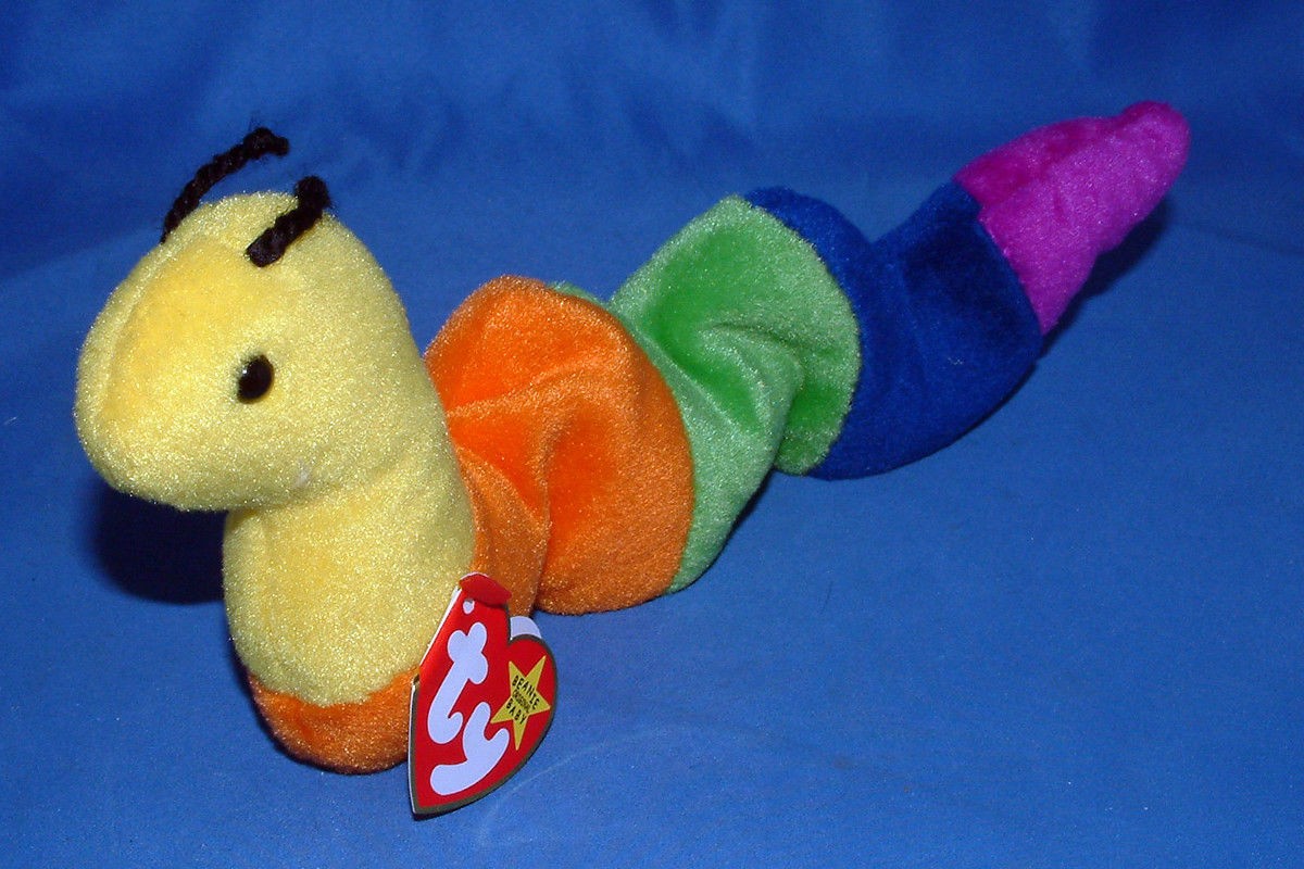 Ty Beanie Baby Inch Yarn - MWMT (Worm) Ty Beanie Baby Inch Yarn - MWMT (Worm)