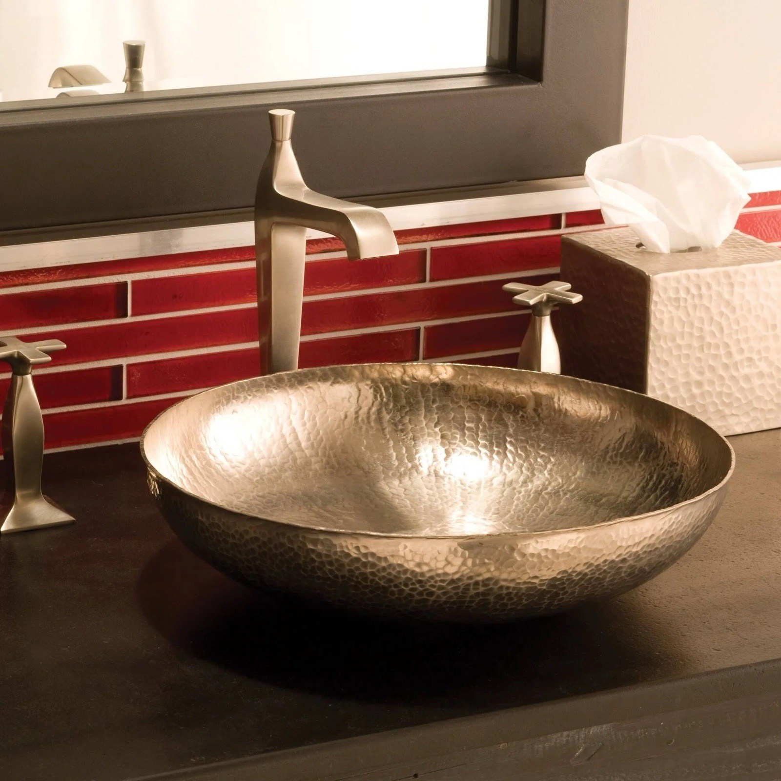 Native Trails CPS583 Maestro Sonata Petit Bathroom Sink Brushed Nickel Native Trails CPS583 Maestro Sonata Petit Bathroom Sink Brushed Nickel