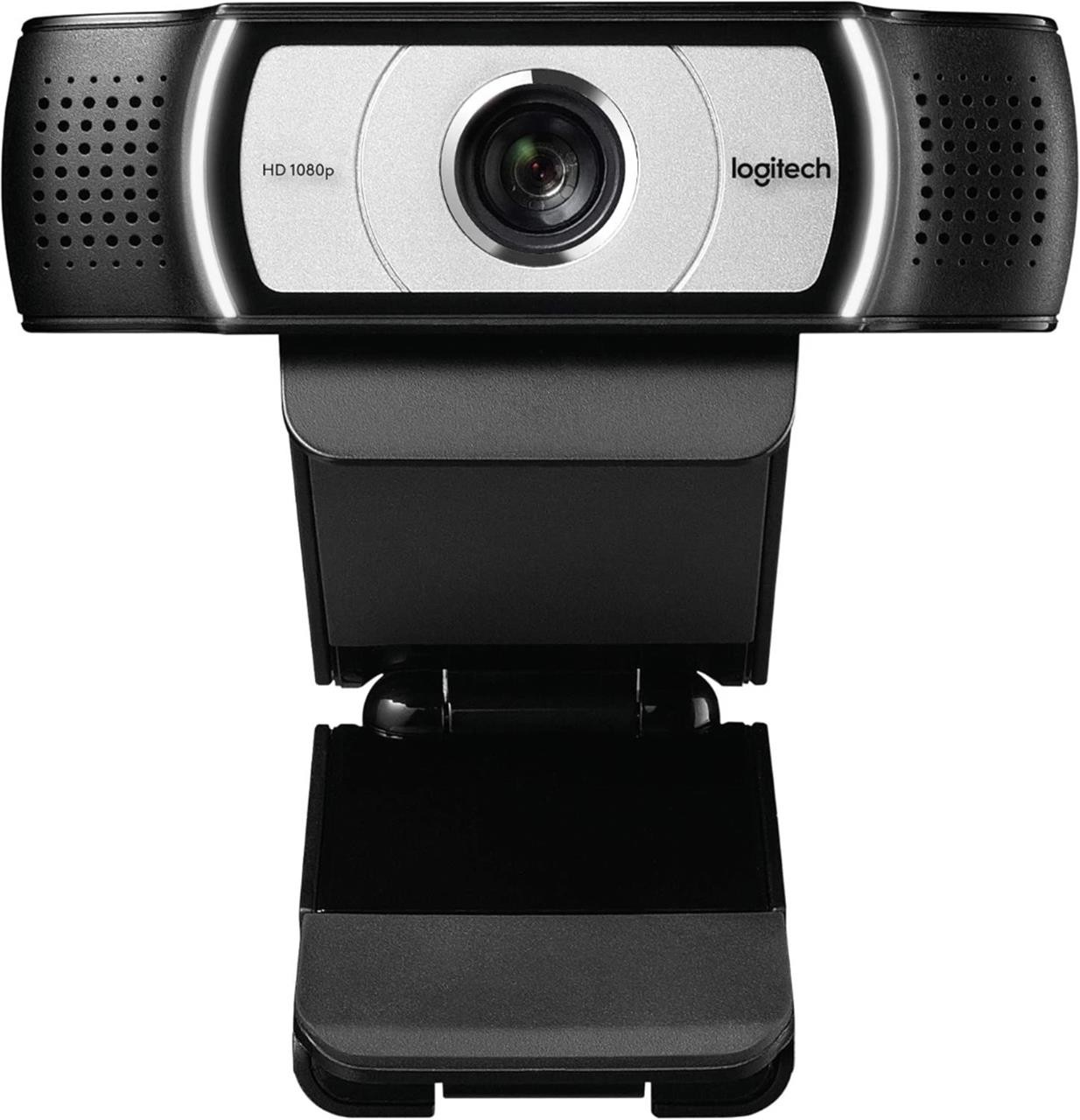 Logitech C930e HD Webcam 1080p USB V-U0031 860-000445 Autofocus Tested Working