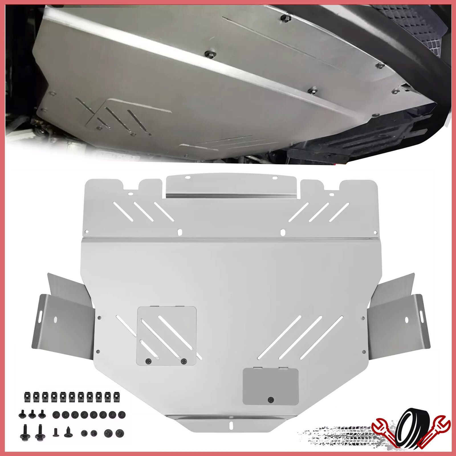 For 2015-21 Subaru WRX STI 2.5L Engine Splash Shield Under Tray Cover Skid Plate