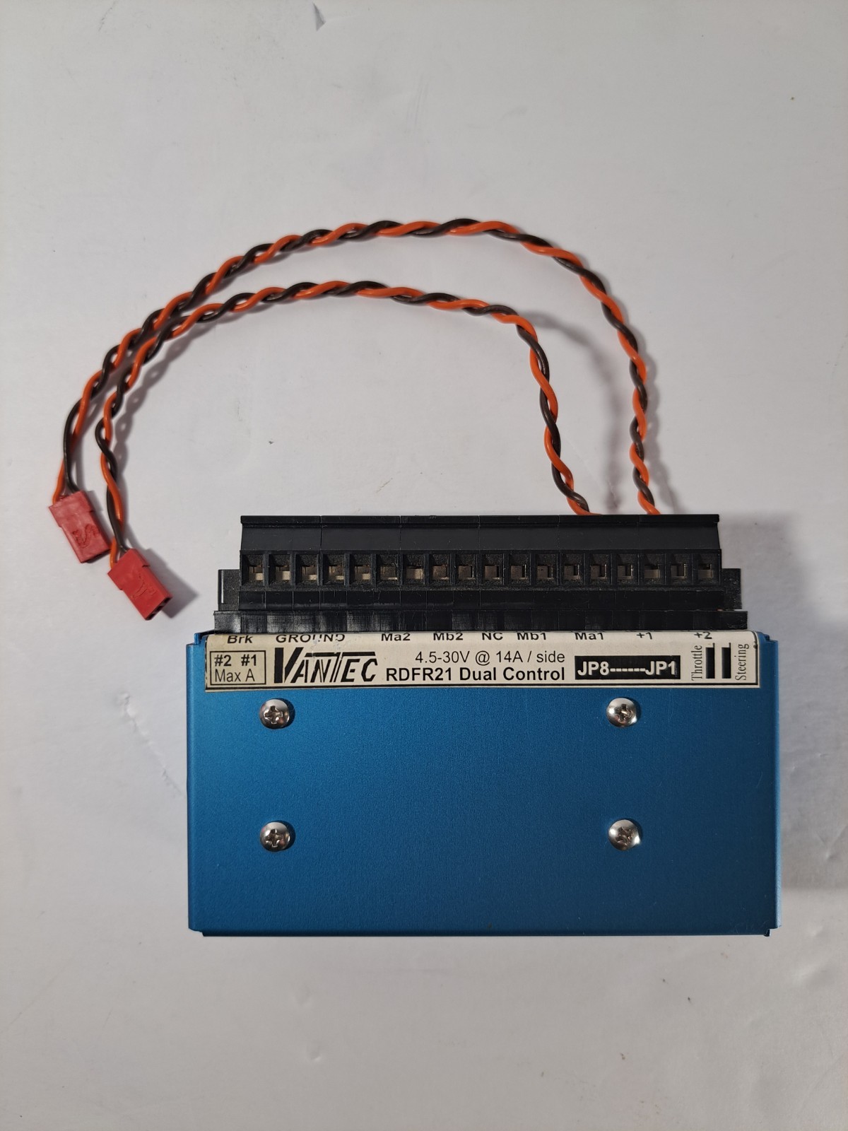 VanTec RDFR21 Dual Channel Speed Controller Director ESC Robotics RC Boat Tank