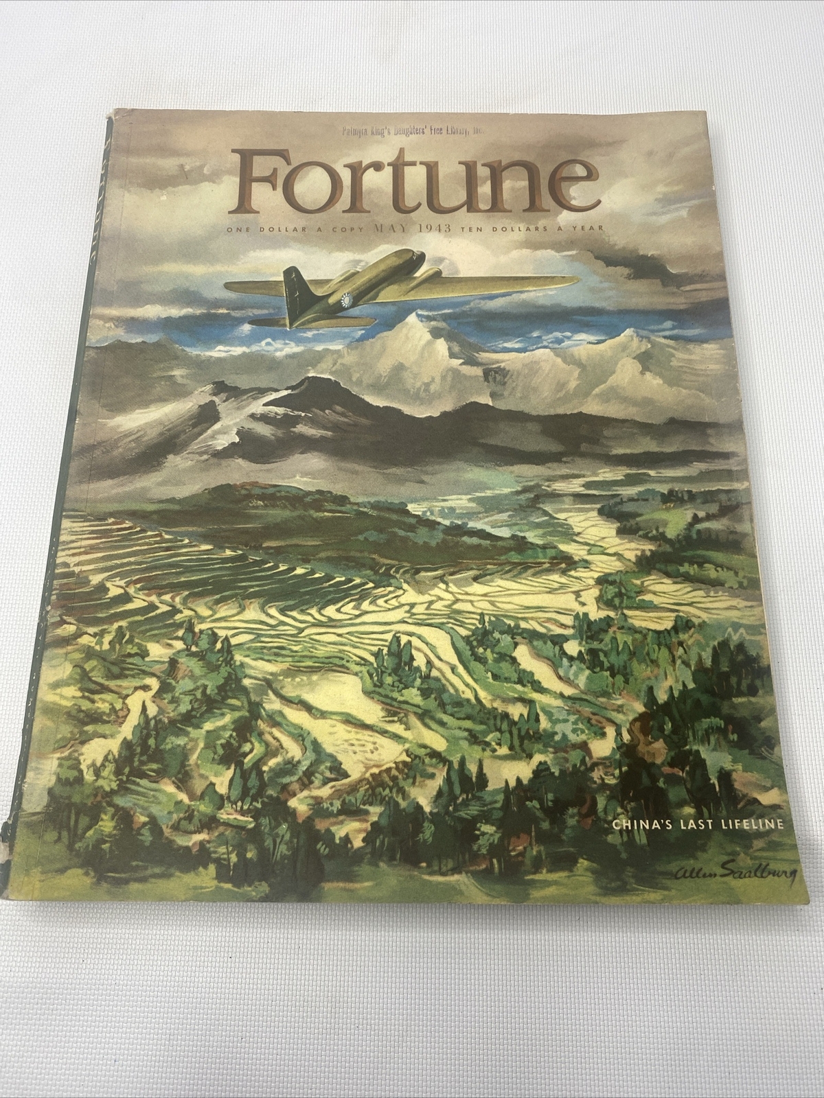 1943 MAY FORTUNE MAGAZINE - complete copy VGC - World War II Aircraft Historical