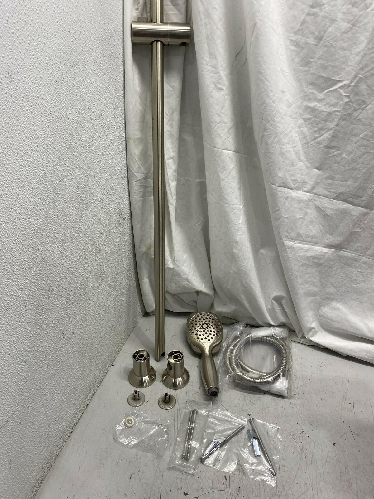 Moen S3870EPBN Twist Eco-Performance Brushed Nickel Handheld Shower Faucet & Bar