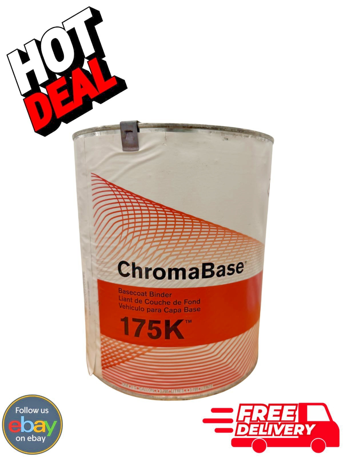 🔥 Axalta Cromax ChromaBase 175K Basecoat Binder 1 Gallon  Listing