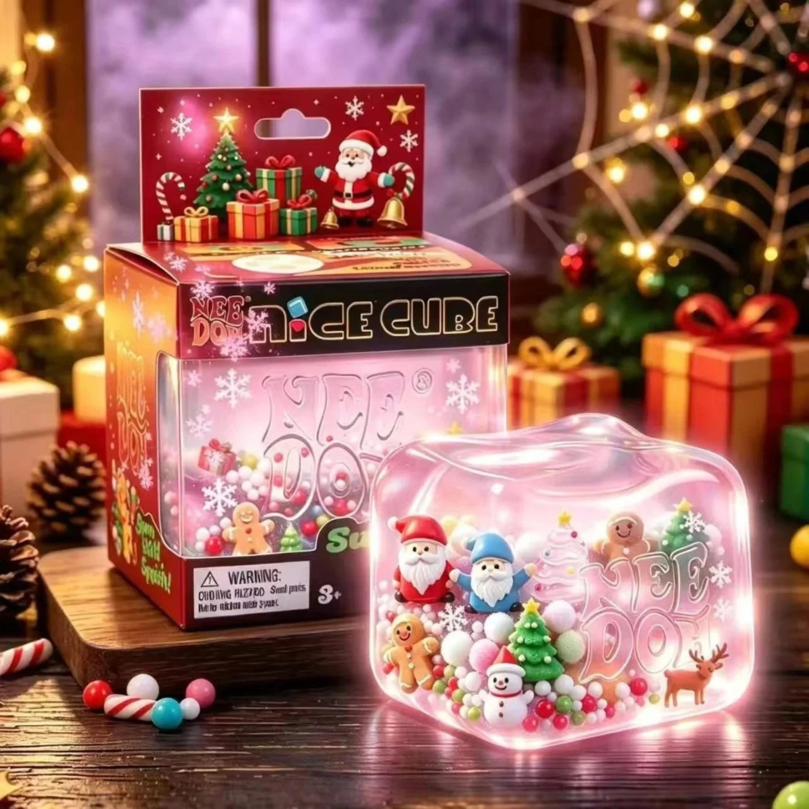 Nee-Doh-Halloween Nice Cube , Spooky Squish Schyling Halloween Squishy🎃🎄