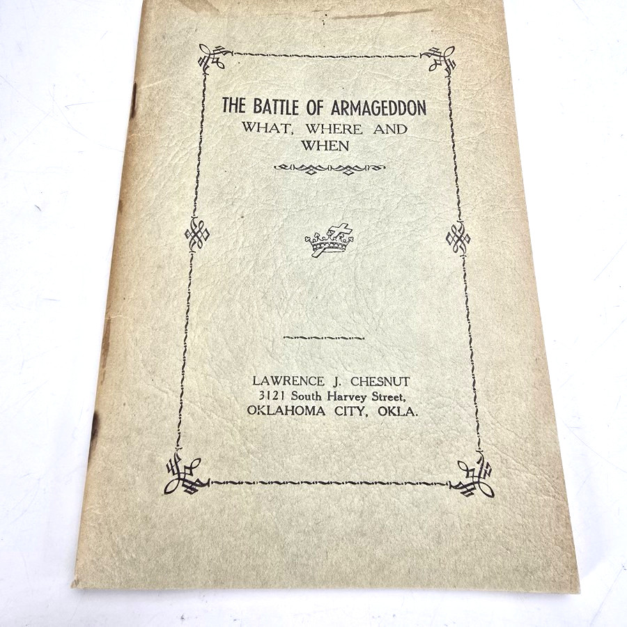 The Battle Of Armageddon What Where When Revelation Chesnut Bible 1949 Vtg The Battle Of Armageddon What Where When Revelation Chesnut Bible 1949 Vtg