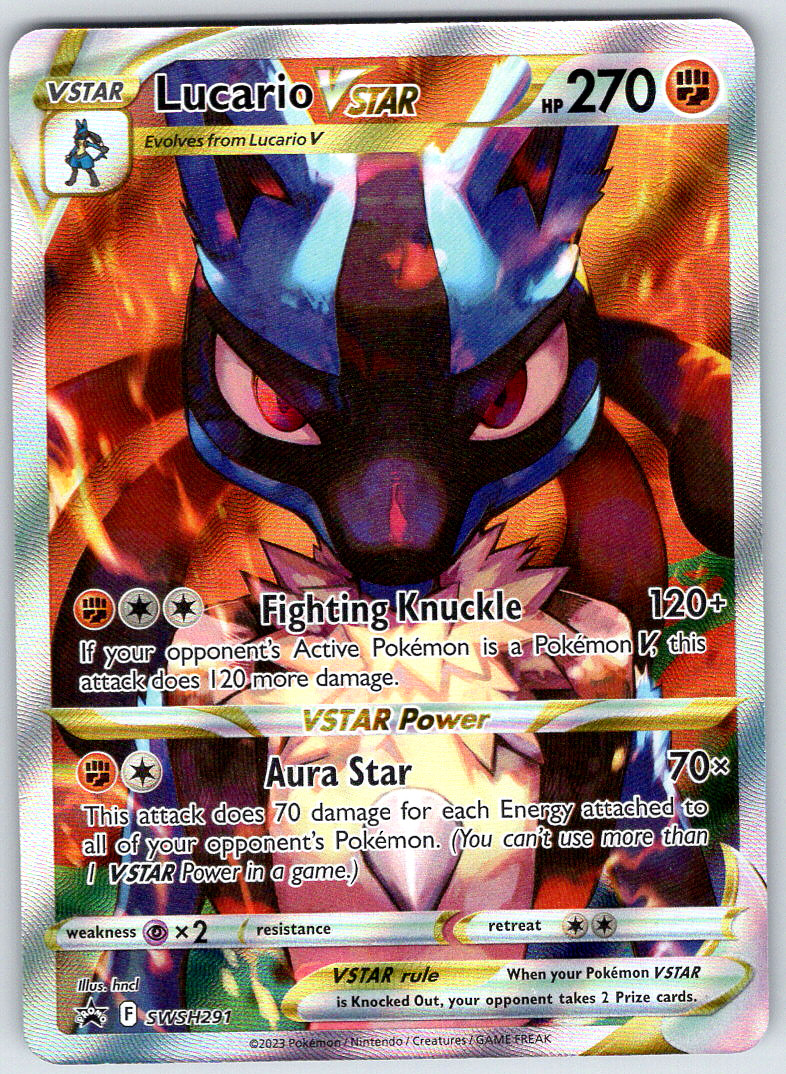 Lucario VSTAR SWSH291 SWSH: Sword & Shield Promo Cards Promo Holo 2019 NM