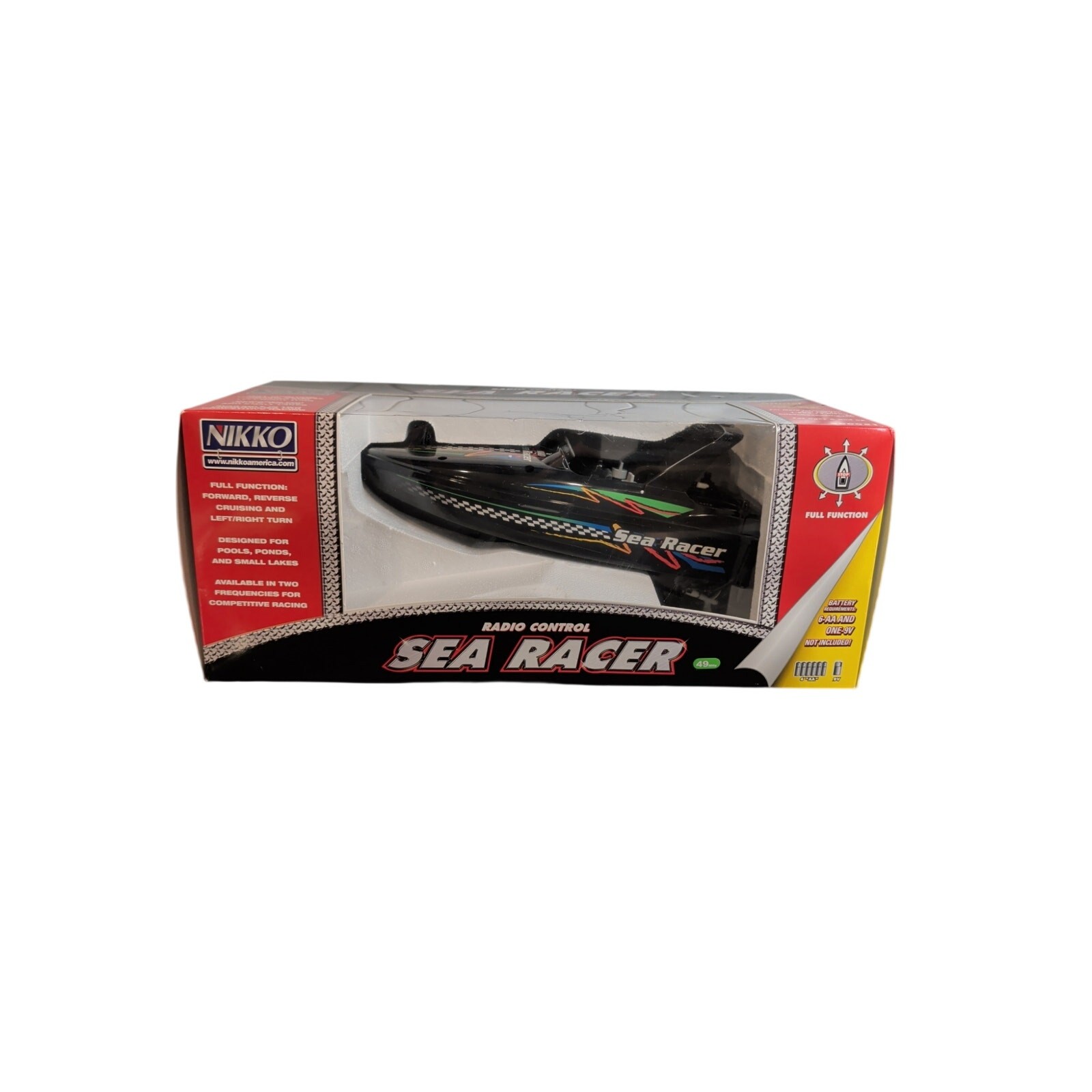 Vintage Nikko Sea Racer RC Boat New In Box 1991 Toys R Us Rare Radio Control