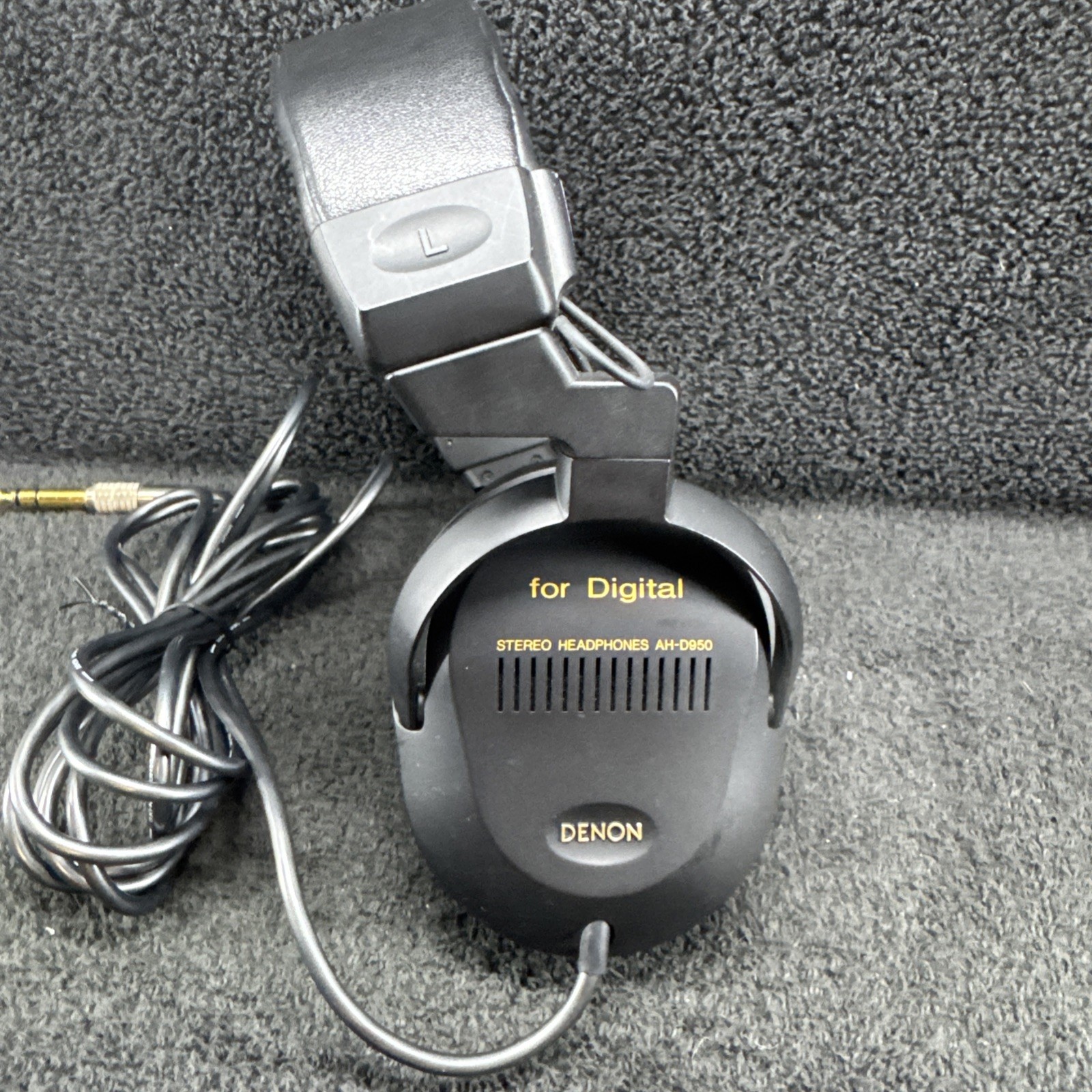 Denon Digital Stereo Headphones AH-D950 top end 90’s TESTED great sound + extras