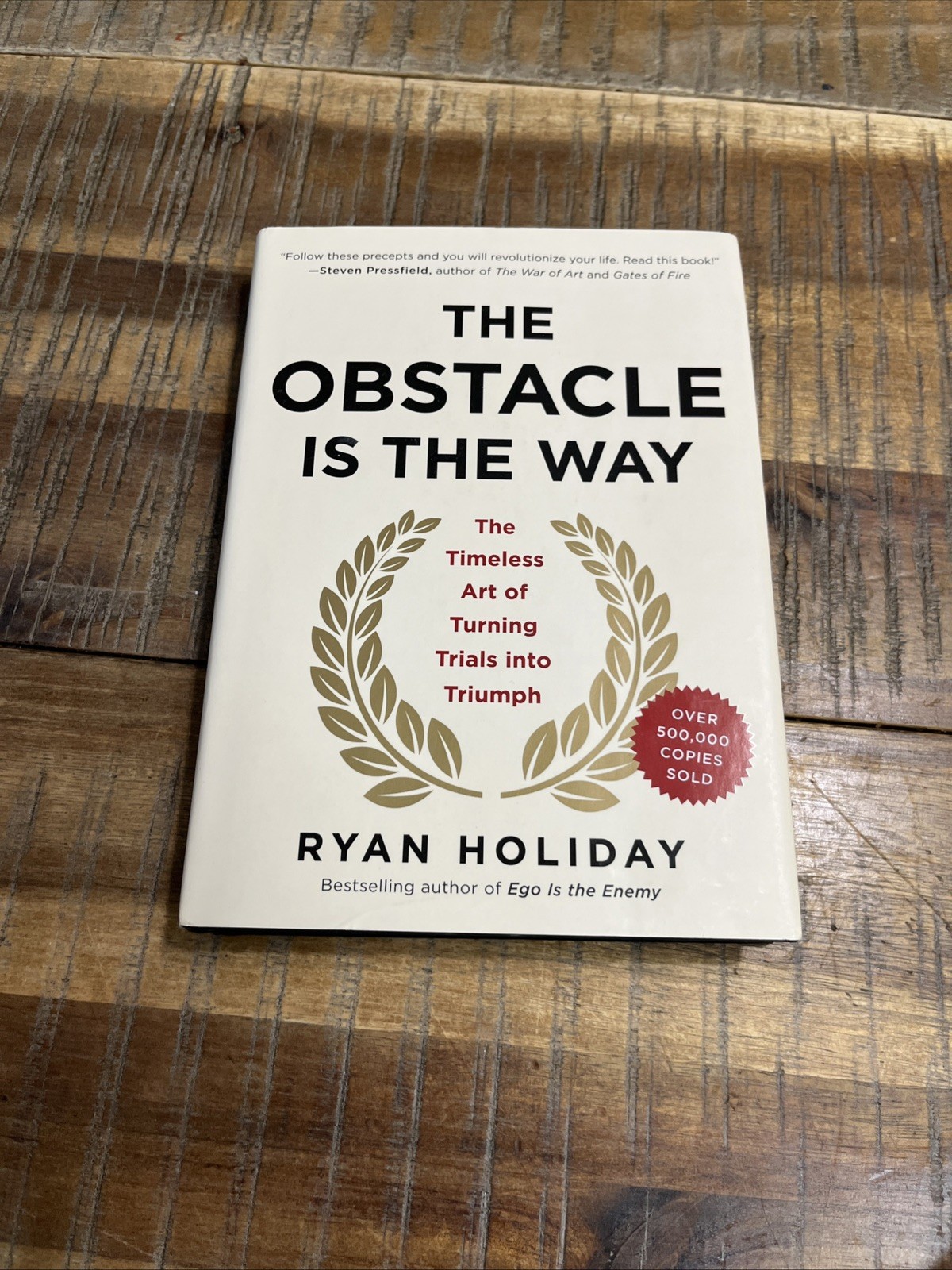 The Obstacle Is the Way by Ryan Holiday - Hardcover Dust Jacket 2014